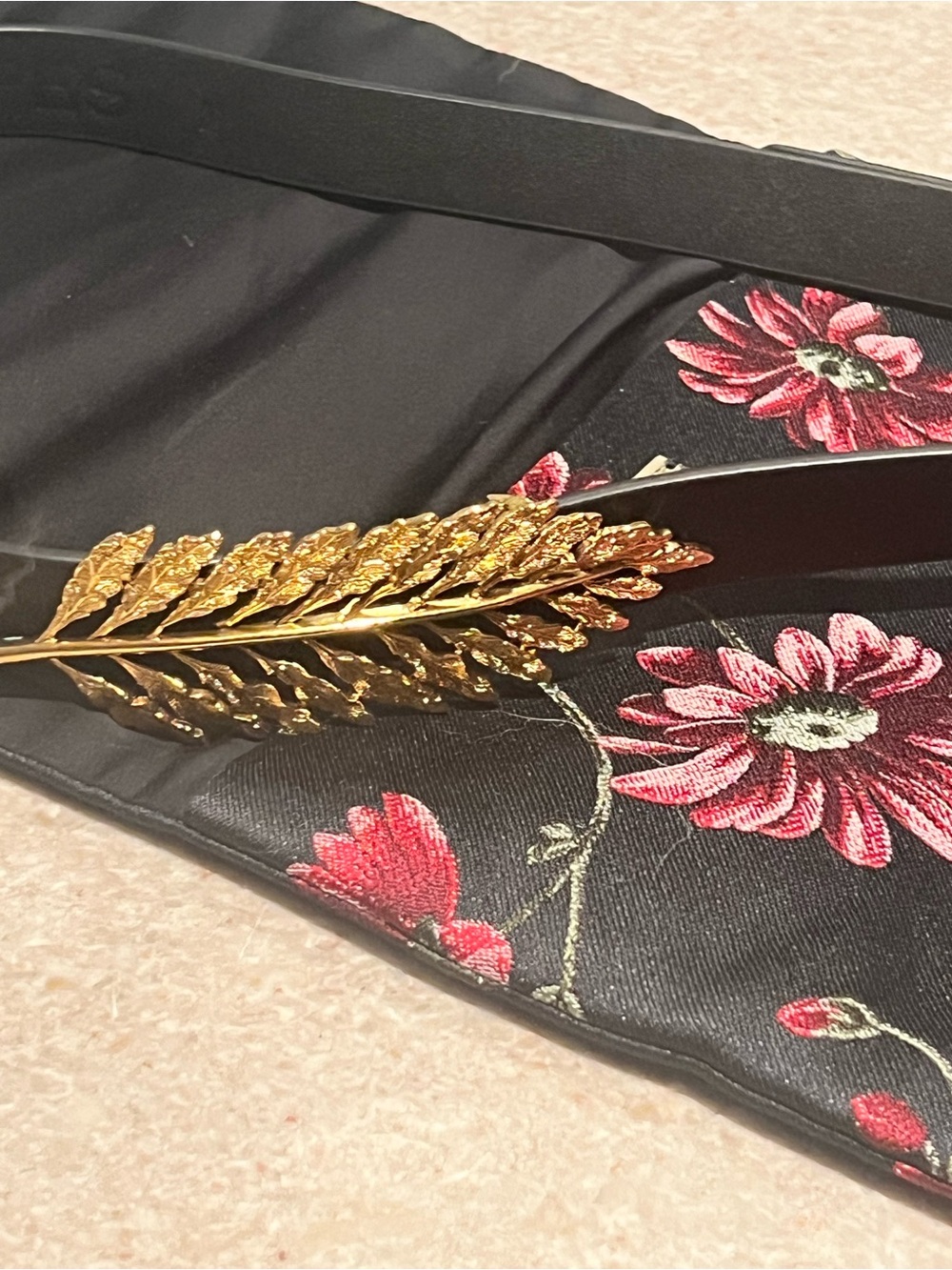 Adam Lippes Fern Belt, Sz. M - Finished in 24 K Gold - Picture 3 of 12